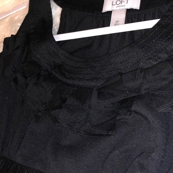 MUST GO PRICING LOFT Black Halter Sheath Mini Dress 2P - Picture 9 of 10